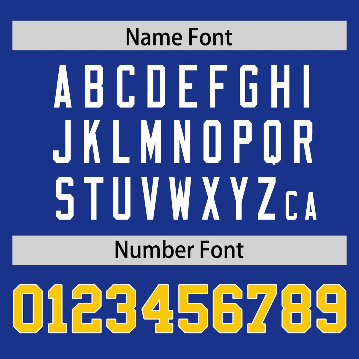 Custom Royal Blue Gold01-White Performance T-Shirt