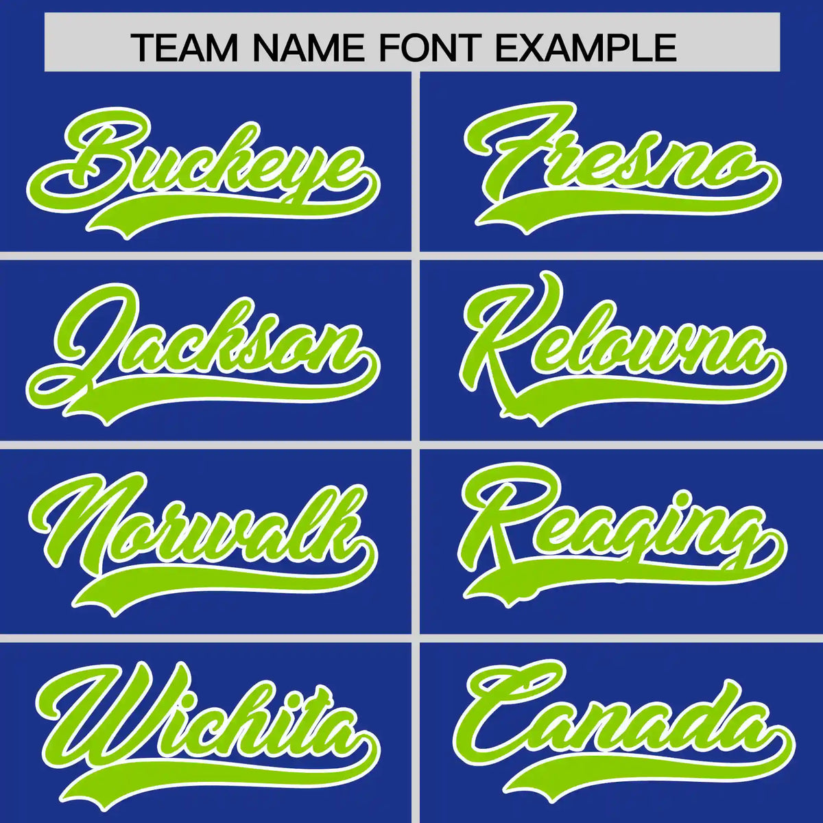 Custom Royal Blue Neon Green-White Performance T-Shirt
