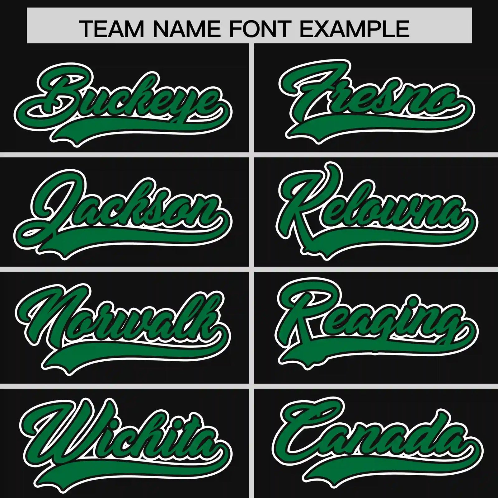 Custom Black Kelly Green-White Performance T-Shirt