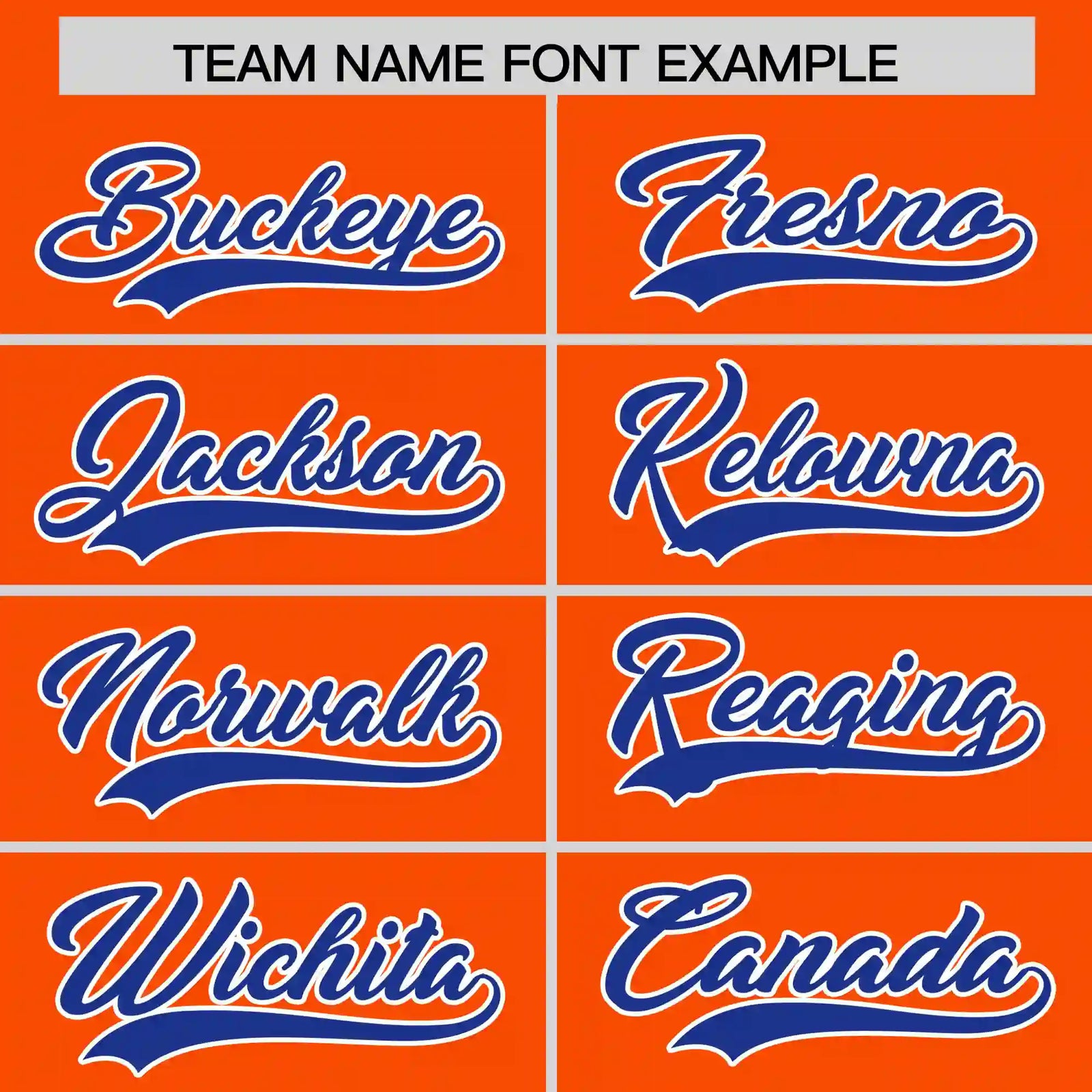 Custom Orange Royal Blue-White Performance T-Shirt