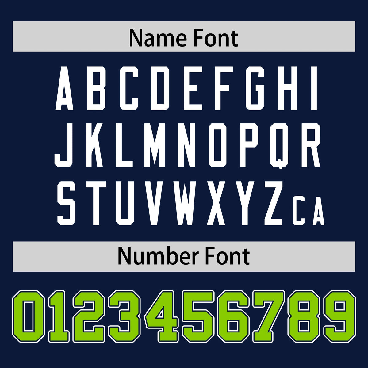 Custom Navy Neon Green-White Performance T-Shirt