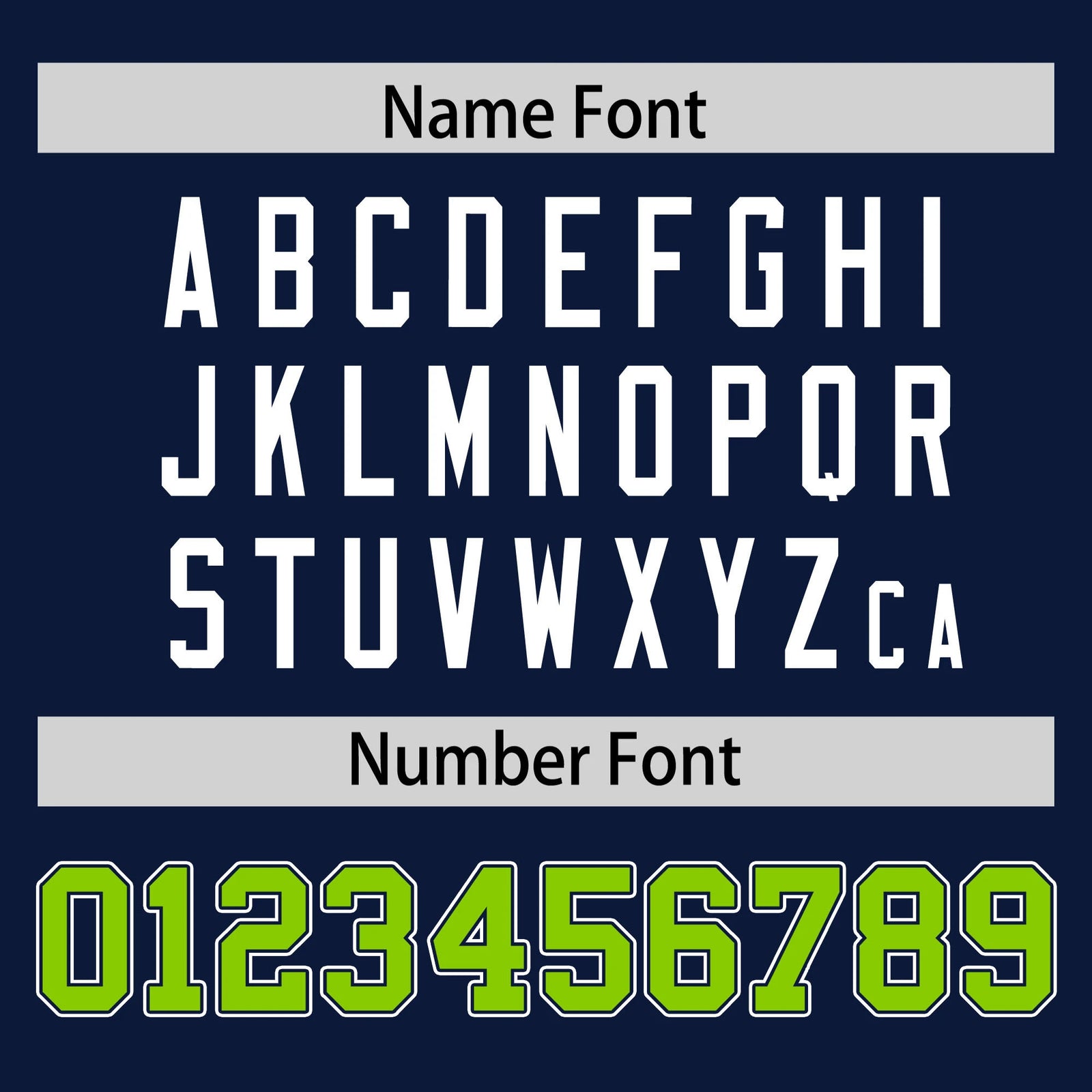 Custom Navy Neon Green-White Performance T-Shirt