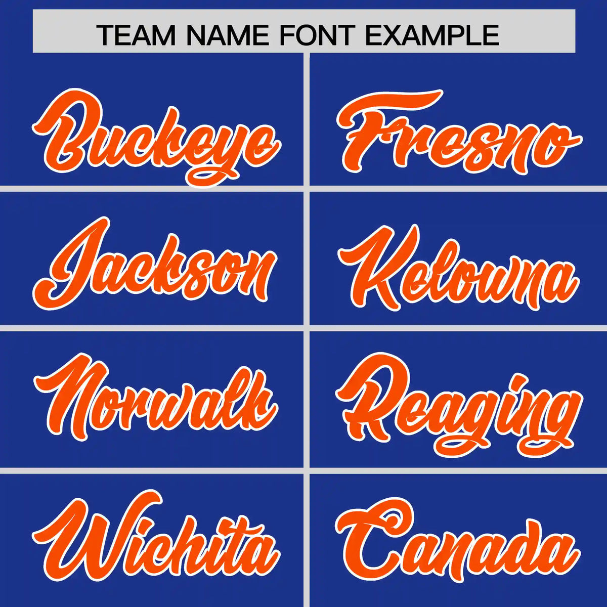 Custom Royal Blue Orange-White Performance T-Shirt