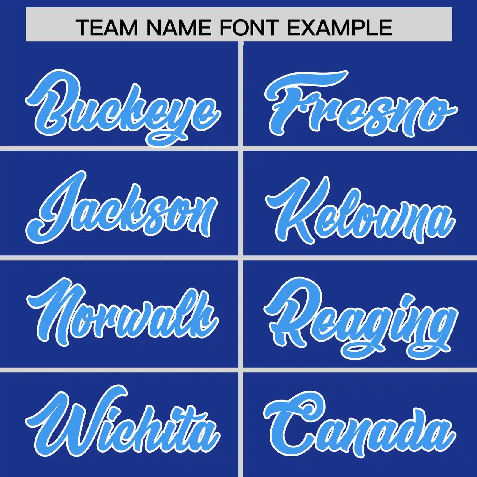 Custom Royal Blue Powder Blue-White Performance T-Shirt