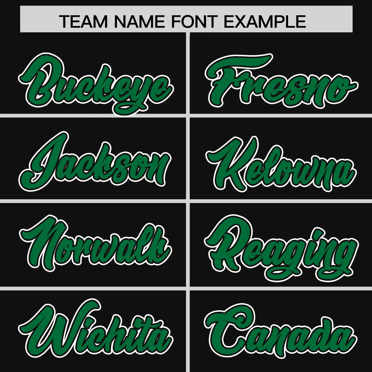 Custom Black Kelly Green-White Performance T-Shirt