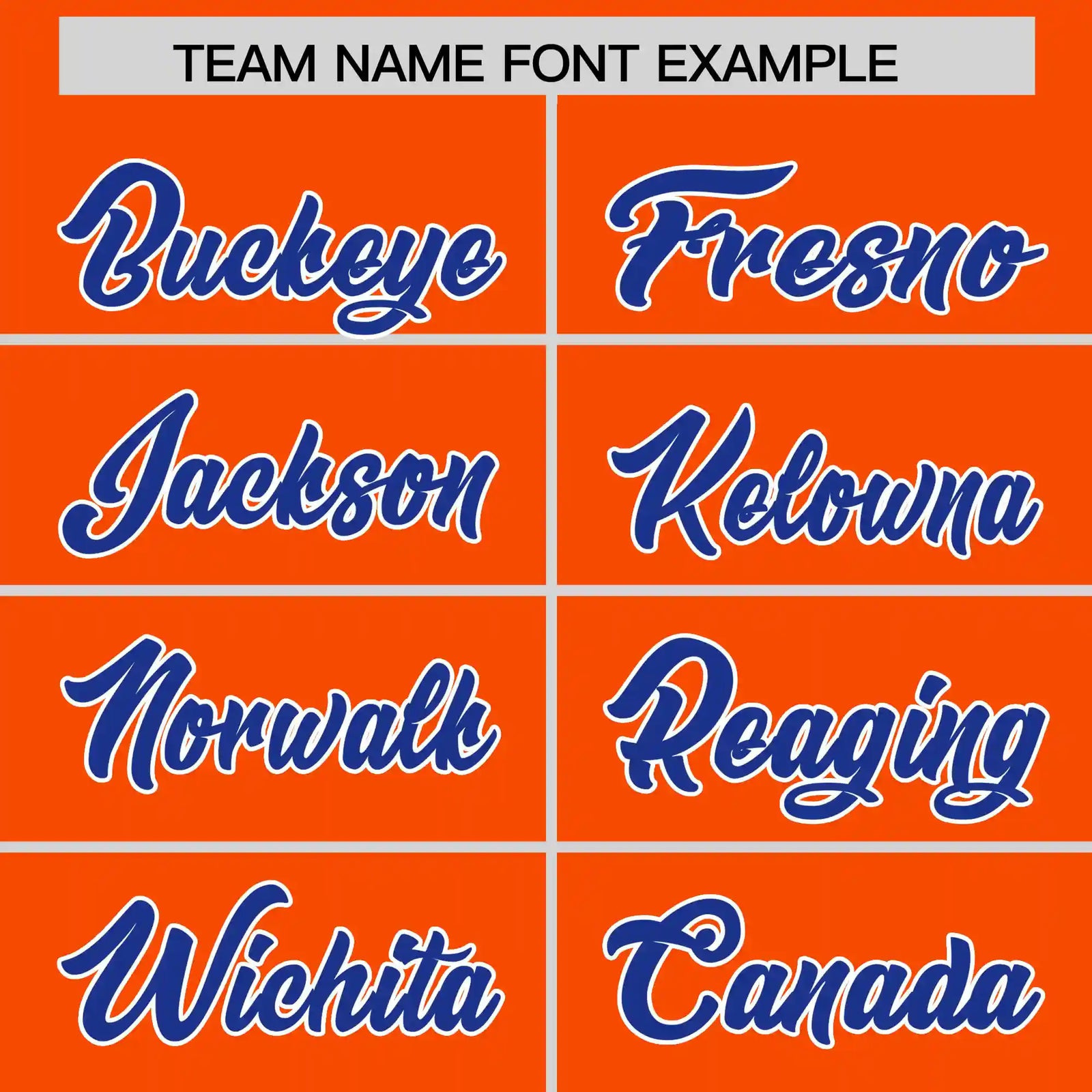 Custom Orange Royal Blue-White Performance T-Shirt