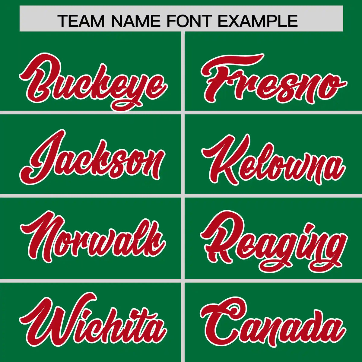 Custom Kelly Green Red-White Performance T-Shirt