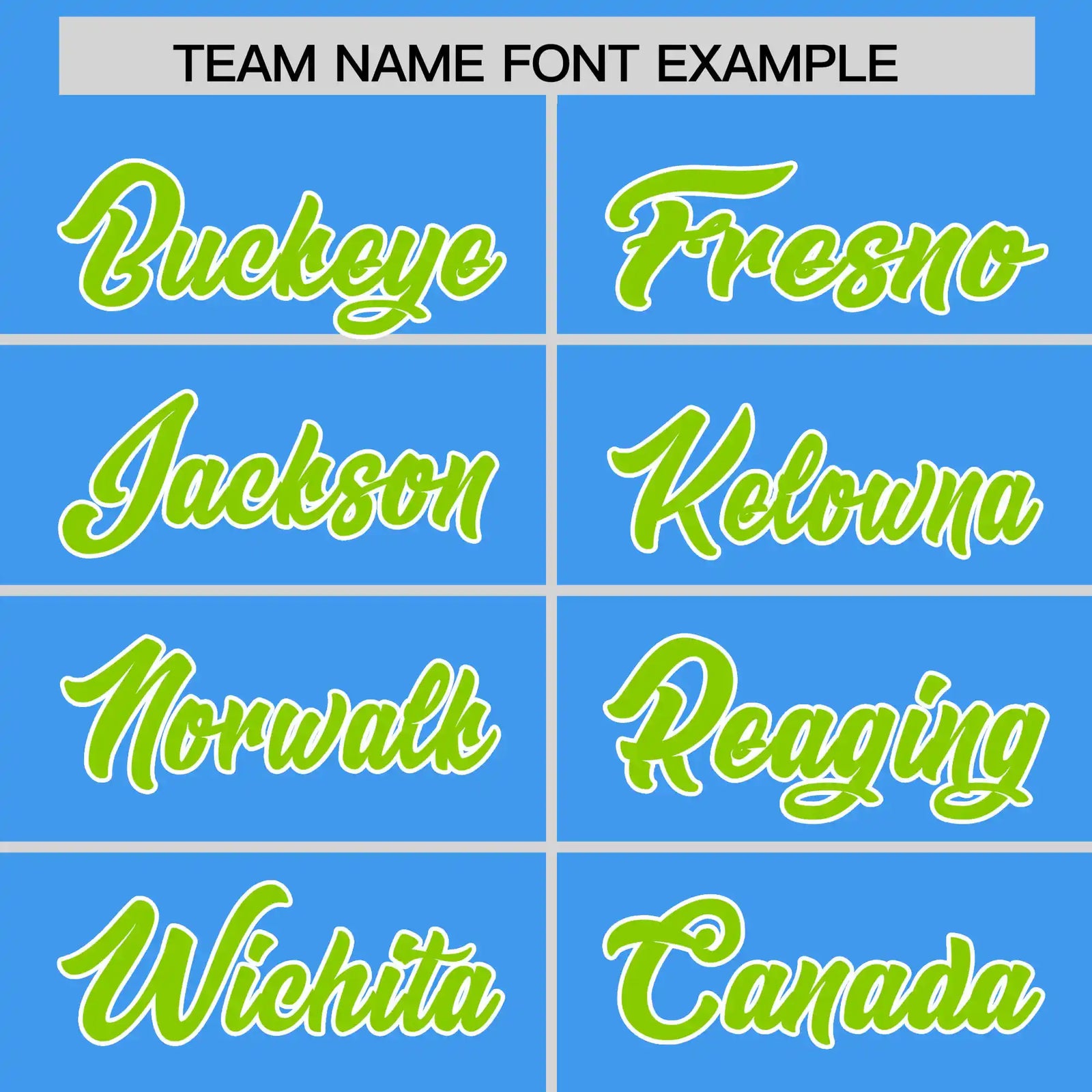 Custom Powder Blue Neon Green-White Performance T-Shirt