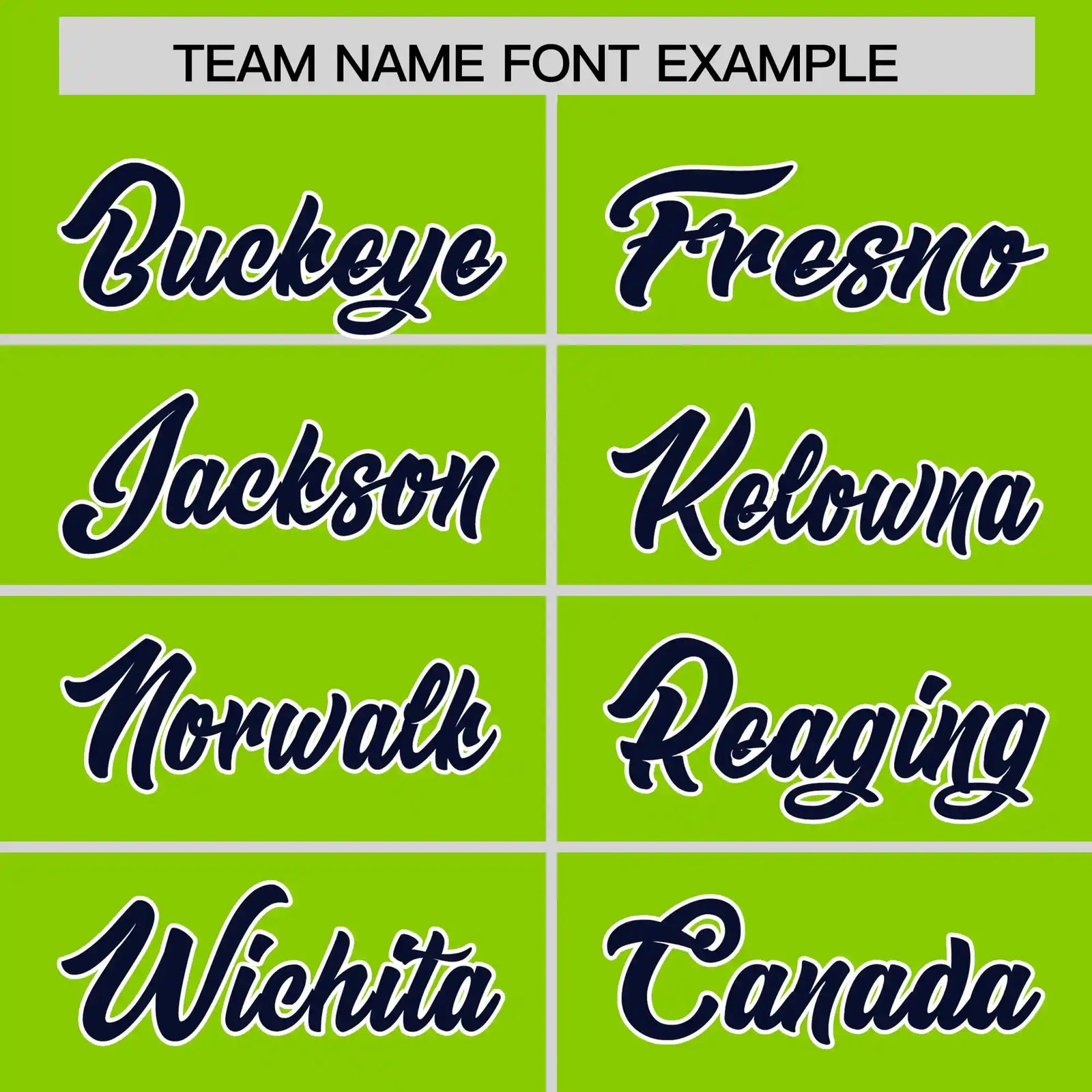 Custom Neon Green Navy-White Performance T-Shirt