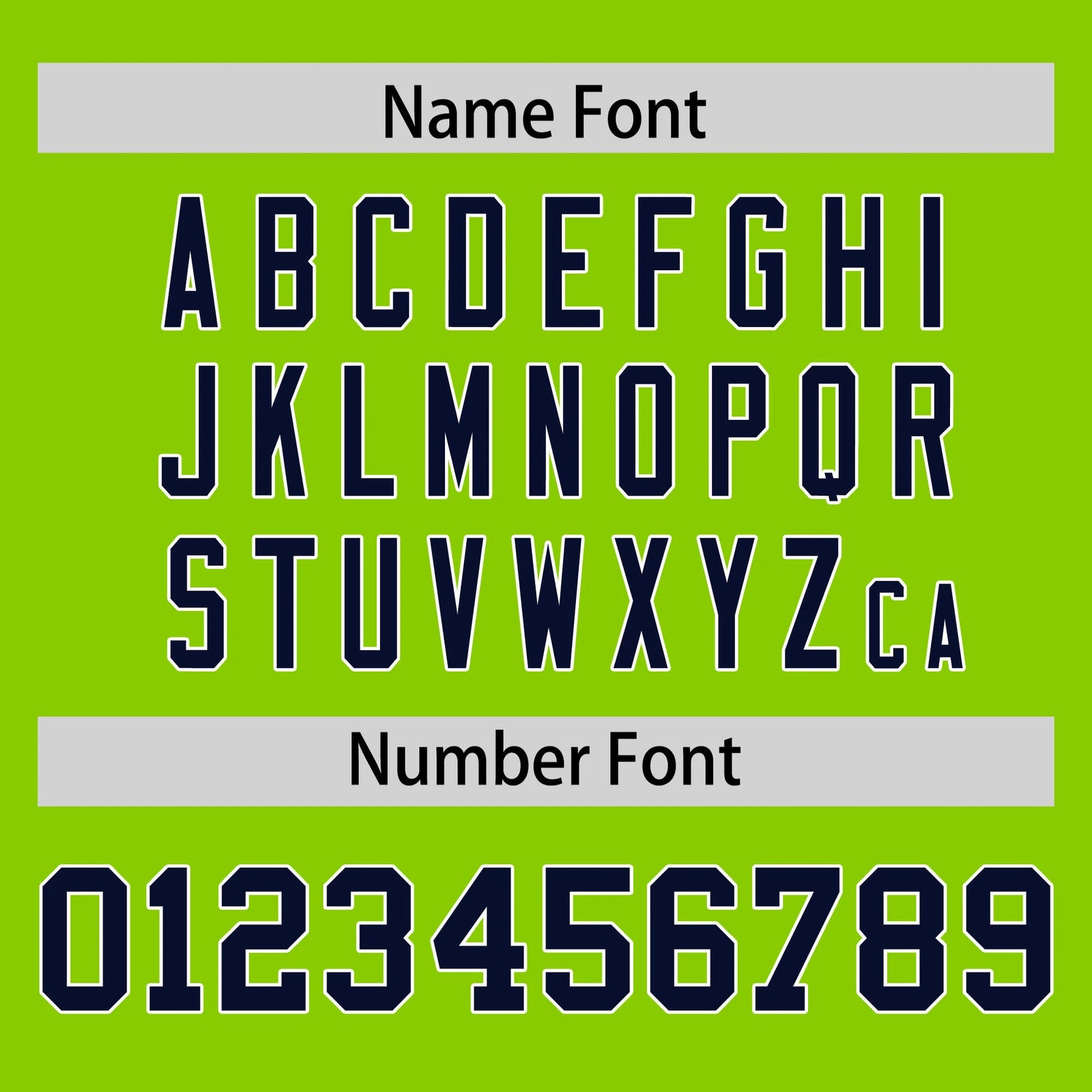 Custom Neon Green Navy-White Performance T-Shirt