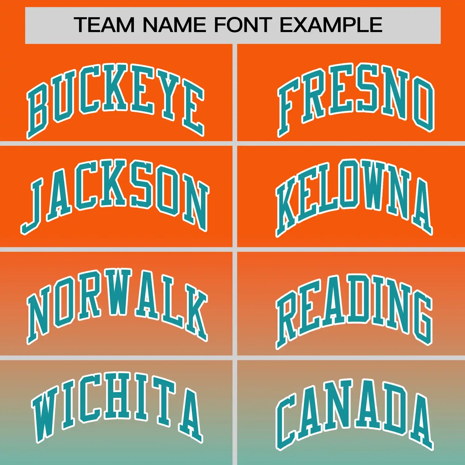 Custom Orange-Aqua Gradient Fashion Design Performance T-Shirt