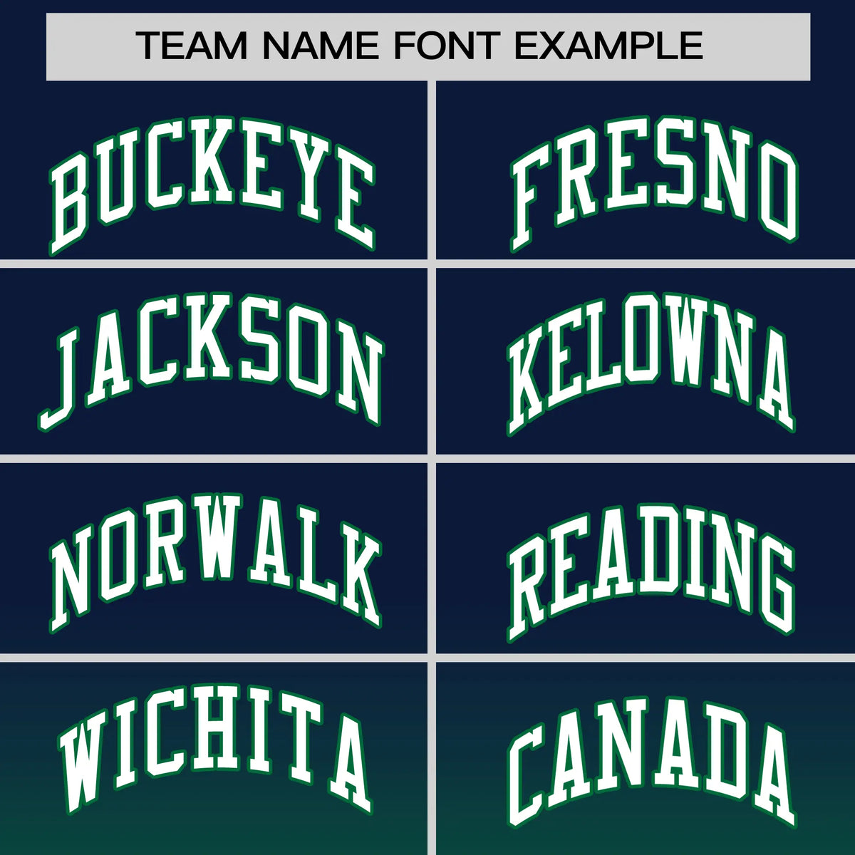 Custom Navy-Kelly Green Gradient Fashion Design Performance T-Shirt