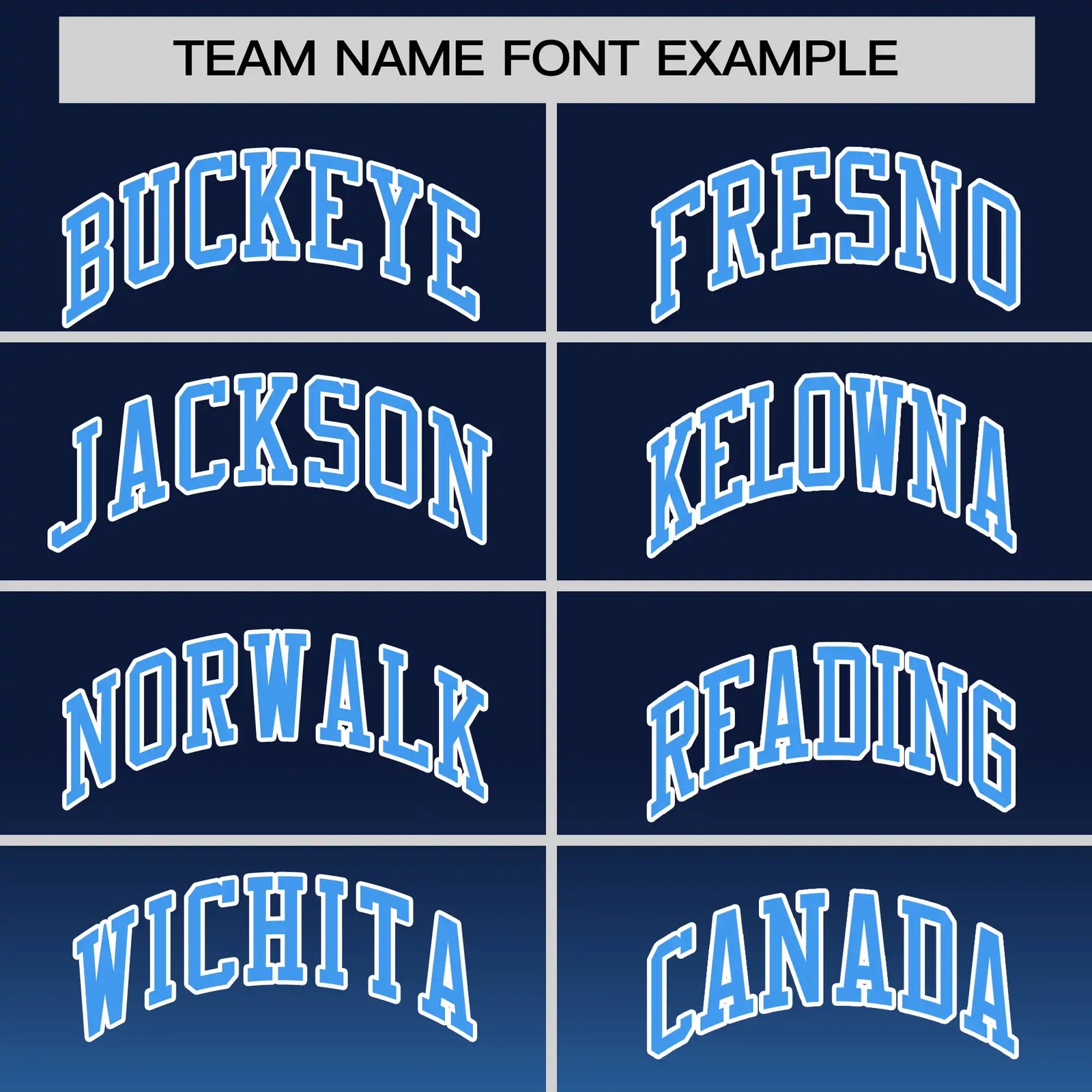 Custom Navy-Powder Blue Gradient Fashion Design Performance T-Shirt