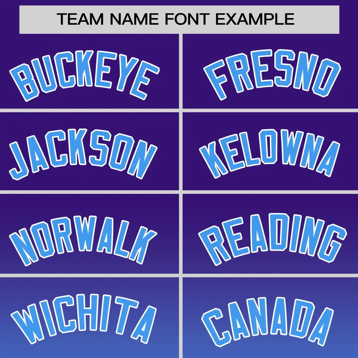 Custom Purple-Powder Blue Gradient Fashion Design Performance T-Shirt