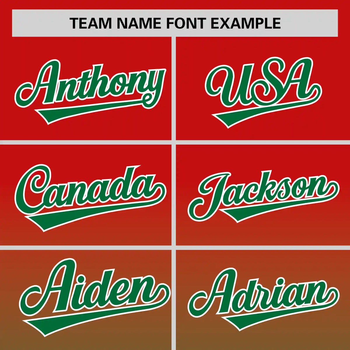 Custom Red-Kelly Green Gradient Fashion Design Performance T-Shirt