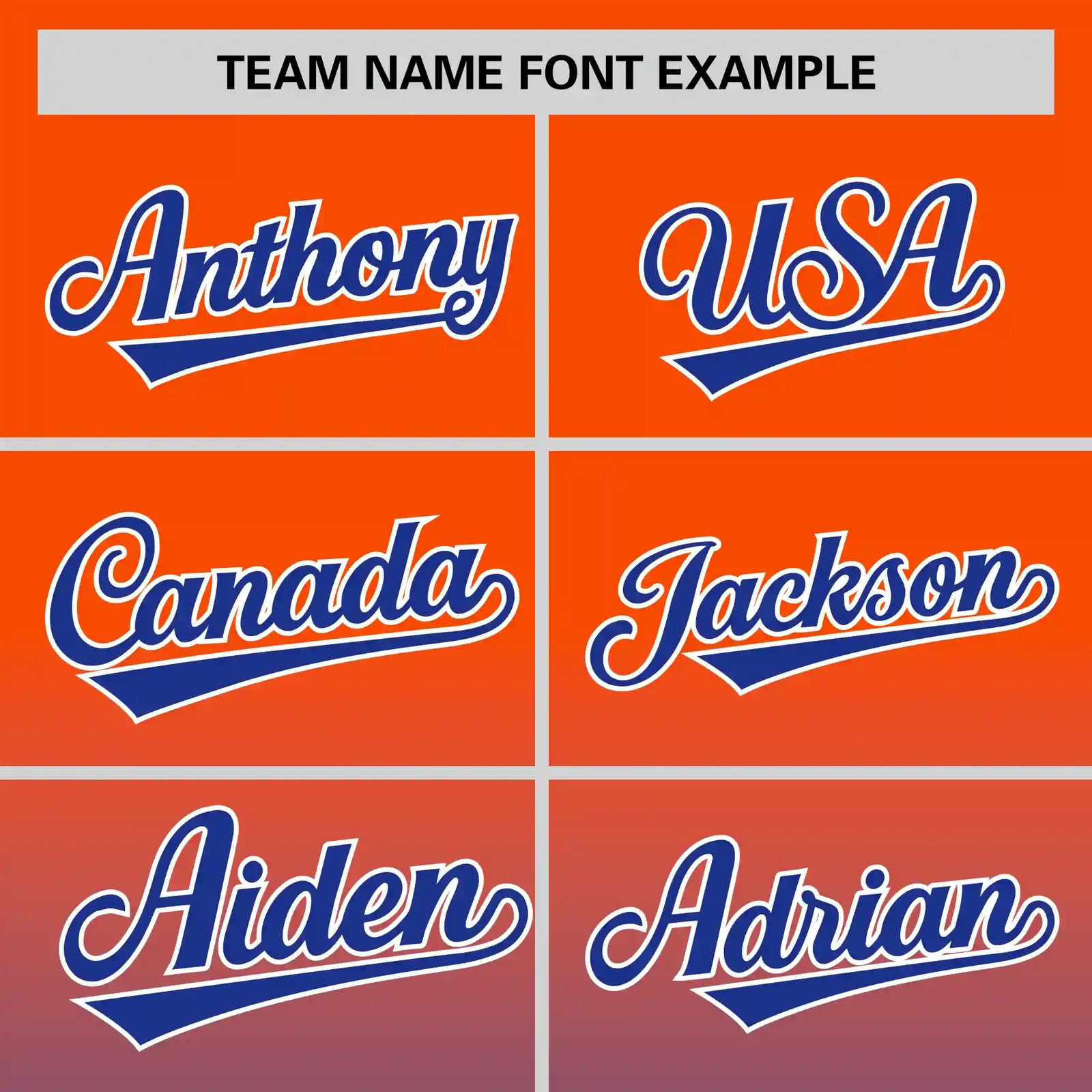 Custom Orange-Royal Blue Gradient Fashion Design Performance T-Shirt