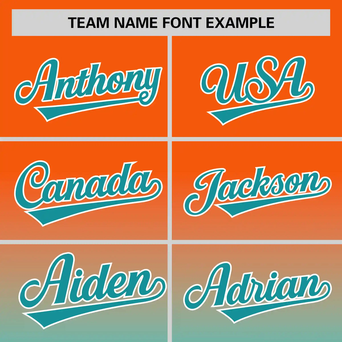 Custom Orange-Aqua Gradient Fashion Design Performance T-Shirt
