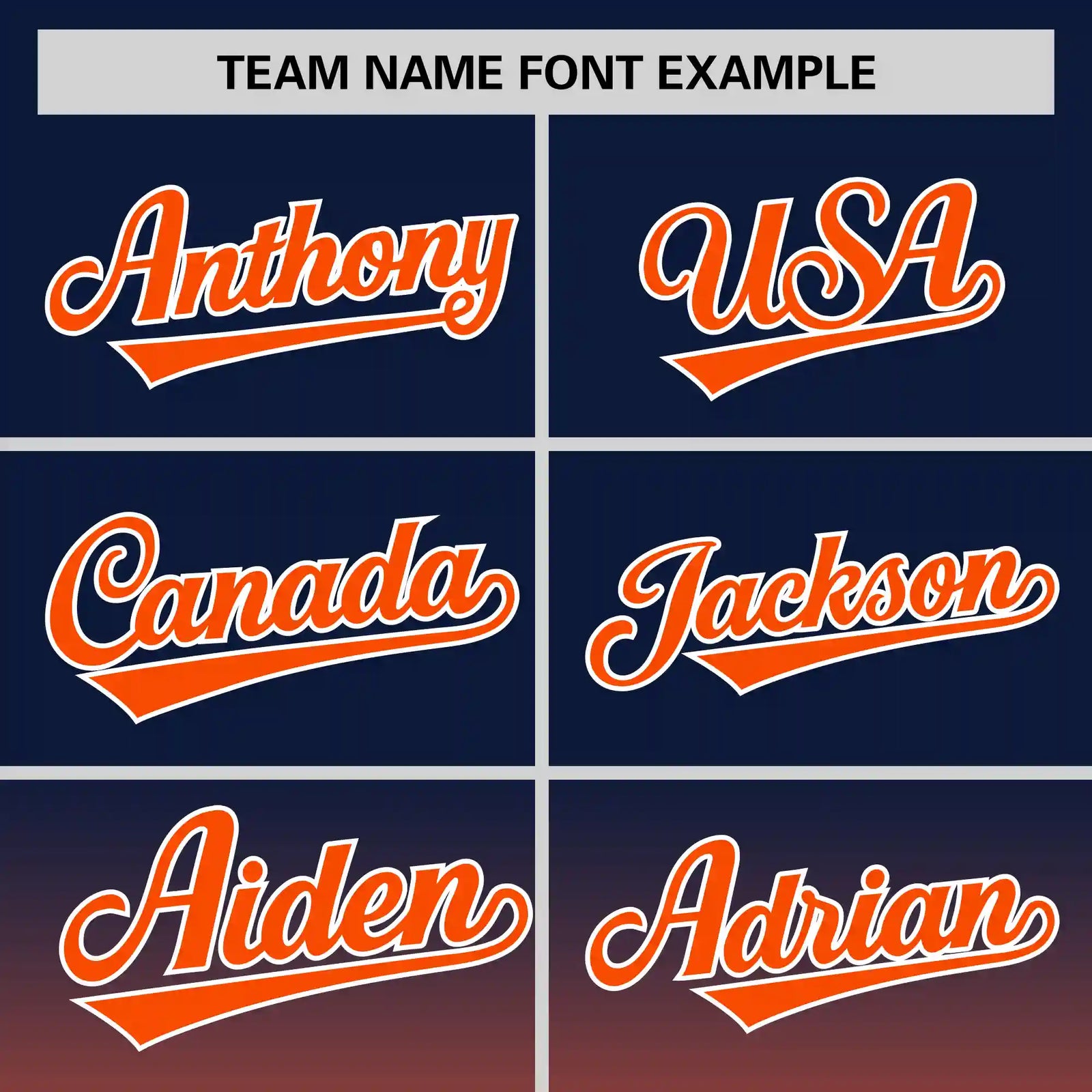 Custom Navy-Orange Gradient Fashion Design Performance T-Shirt