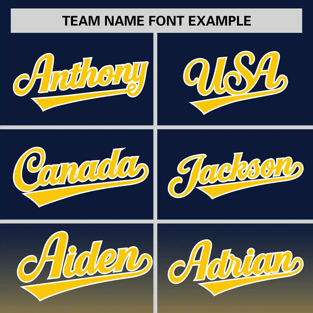 Custom Navy-Gold01 Gradient Fashion Design Performance T-Shirt