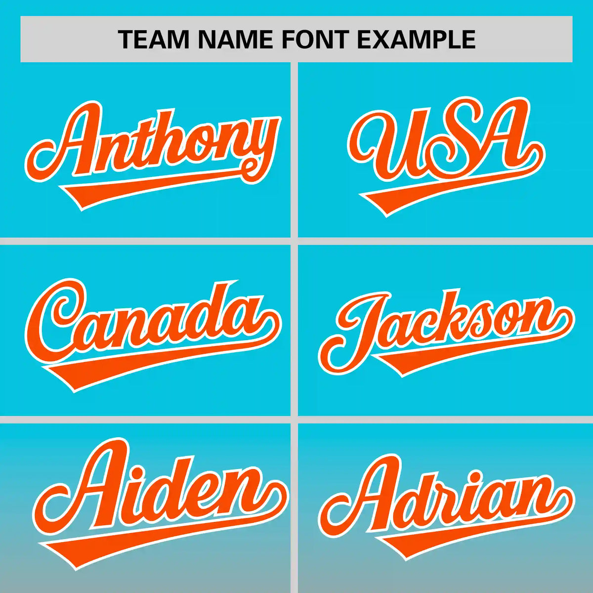 Custom Sky Blue-Orange Gradient Fashion Design Performance T-Shirt