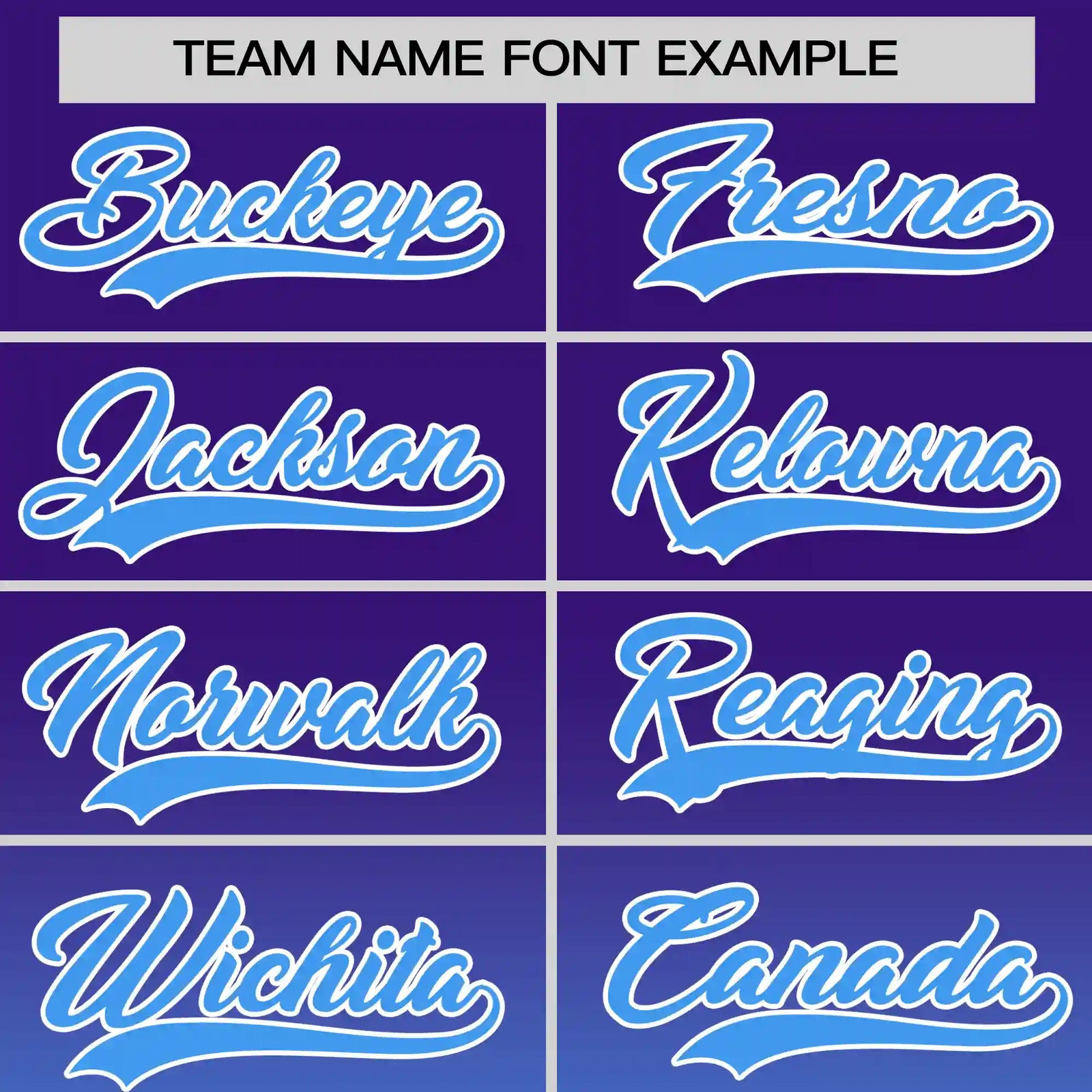 Custom Purple-Powder Blue Gradient Fashion Design Performance T-Shirt