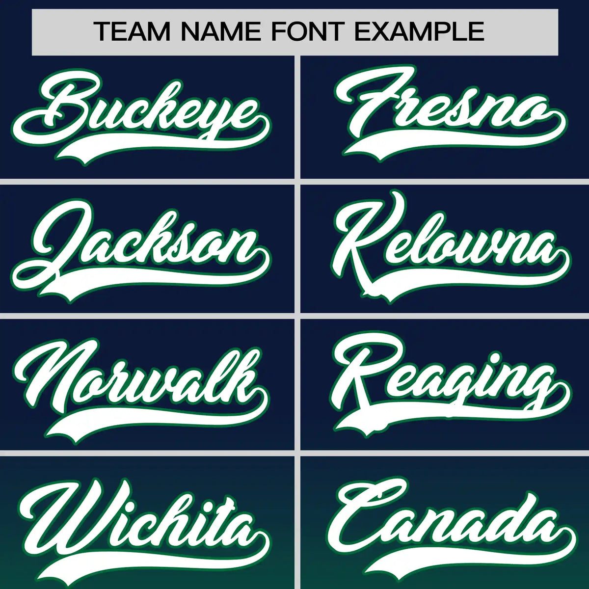 Custom Navy-Kelly Green Gradient Fashion Design Performance T-Shirt