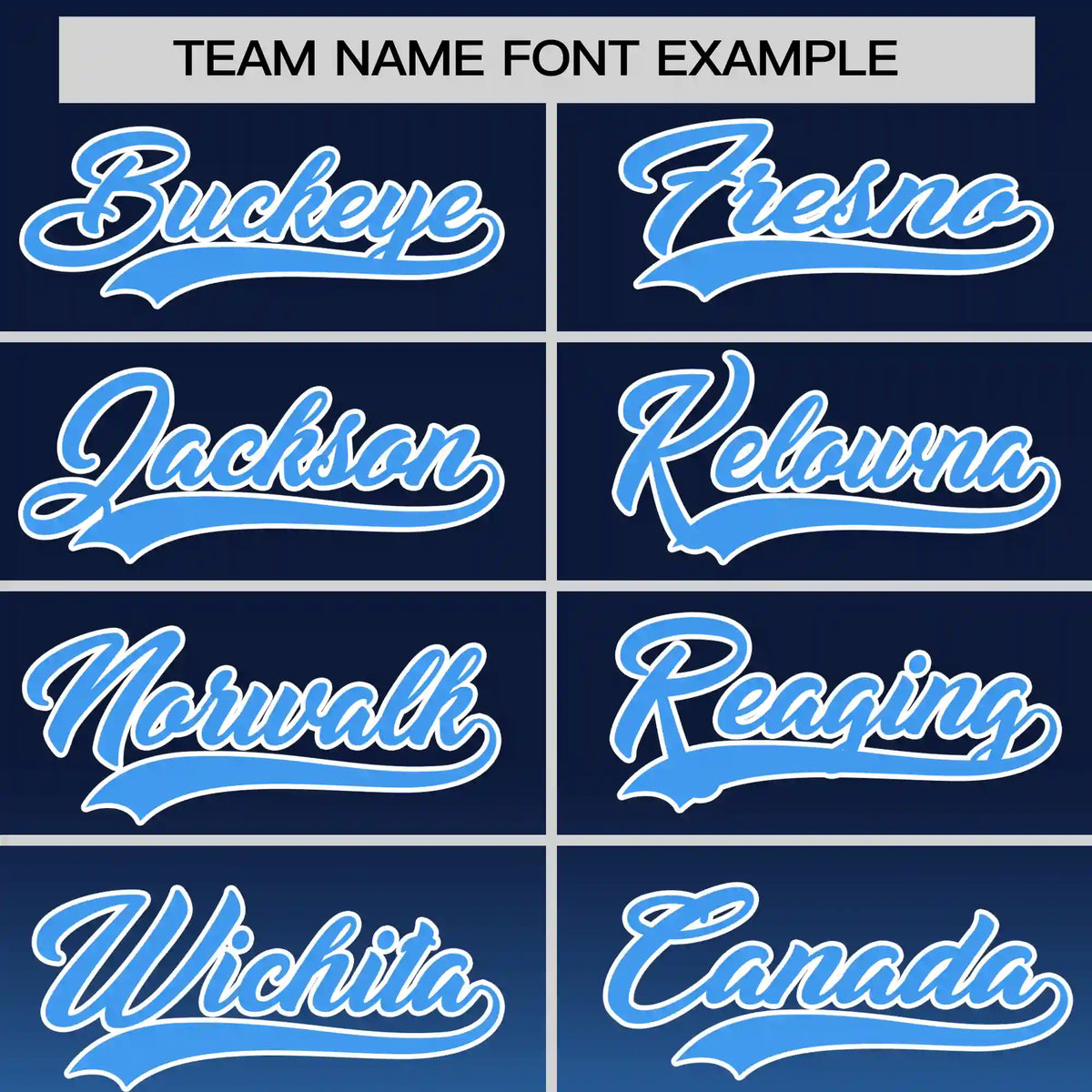 Custom Navy-Powder Blue Gradient Fashion Design Performance T-Shirt