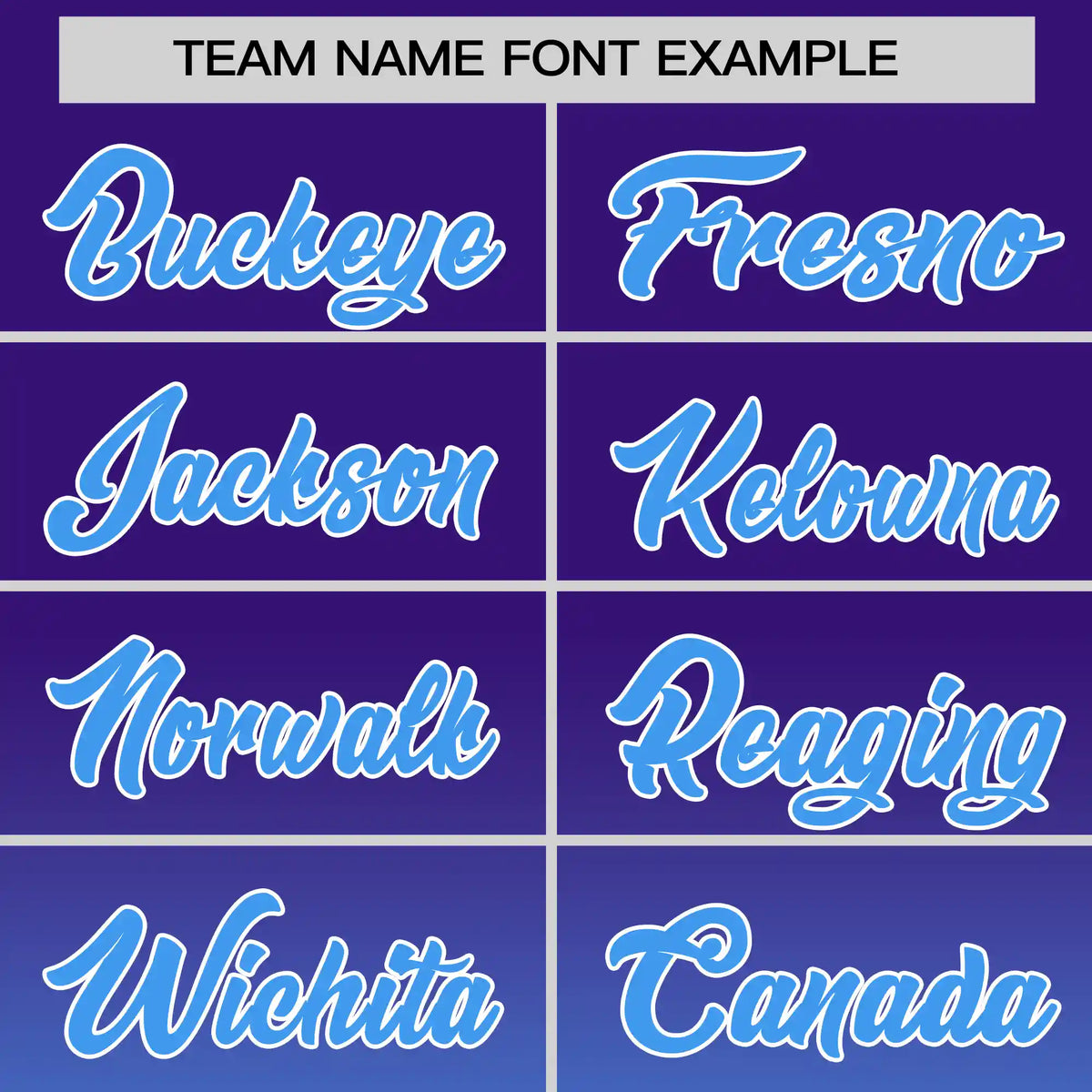 Custom Purple-Powder Blue Gradient Fashion Design Performance T-Shirt