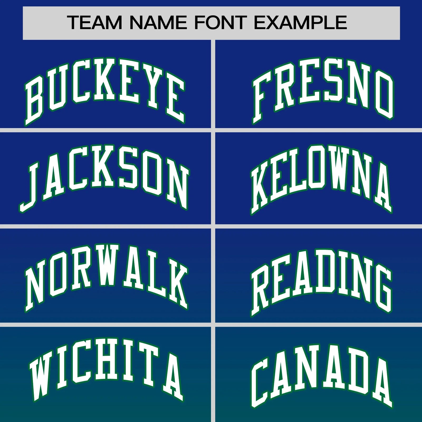 Custom Royal Blue-Kelly Green Gradient Fashion Design Performance T-Shirt