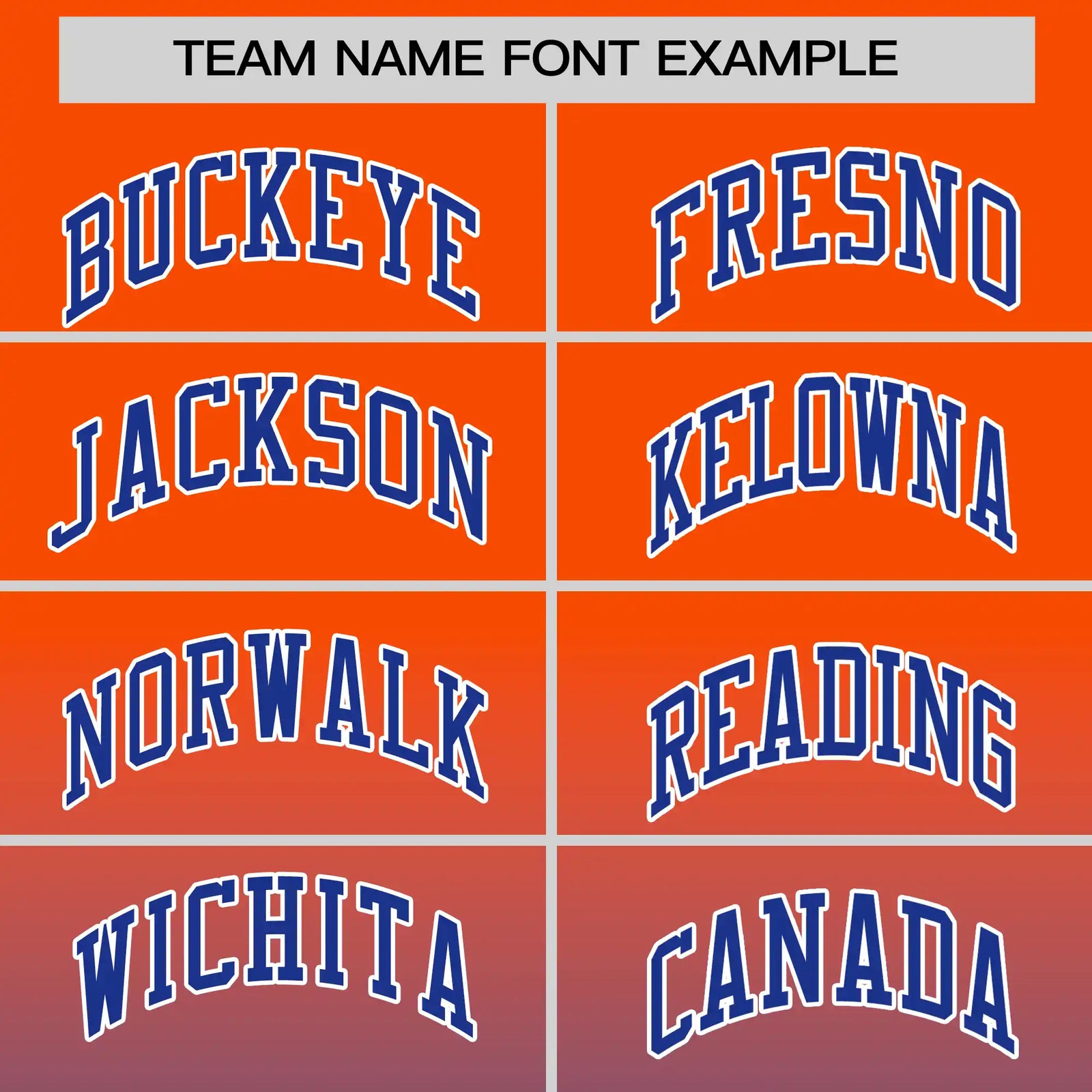 Custom Orange-Royal Blue Gradient Fashion Design Performance T-Shirt