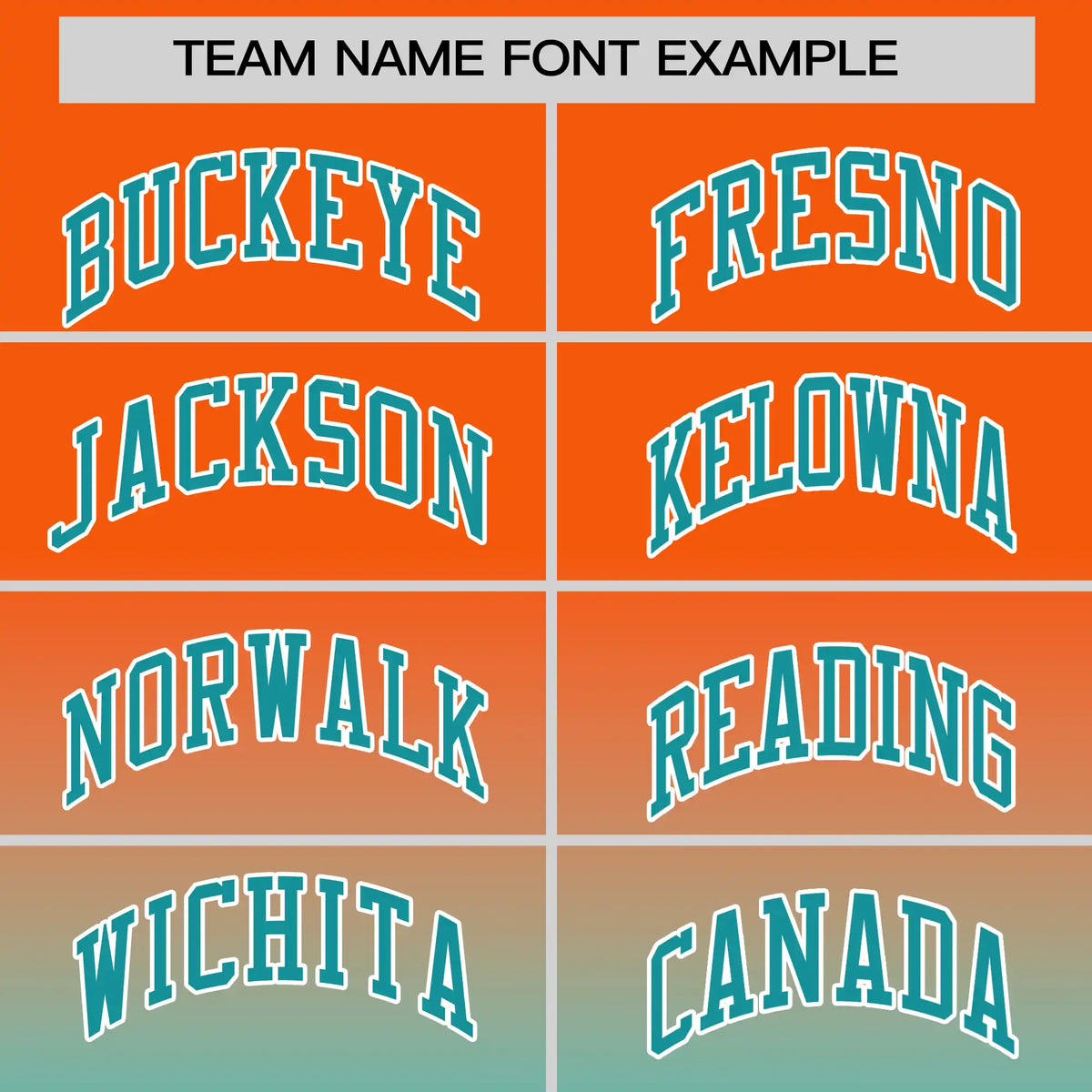 Custom Orange-Aqua Gradient Fashion Design Performance T-Shirt