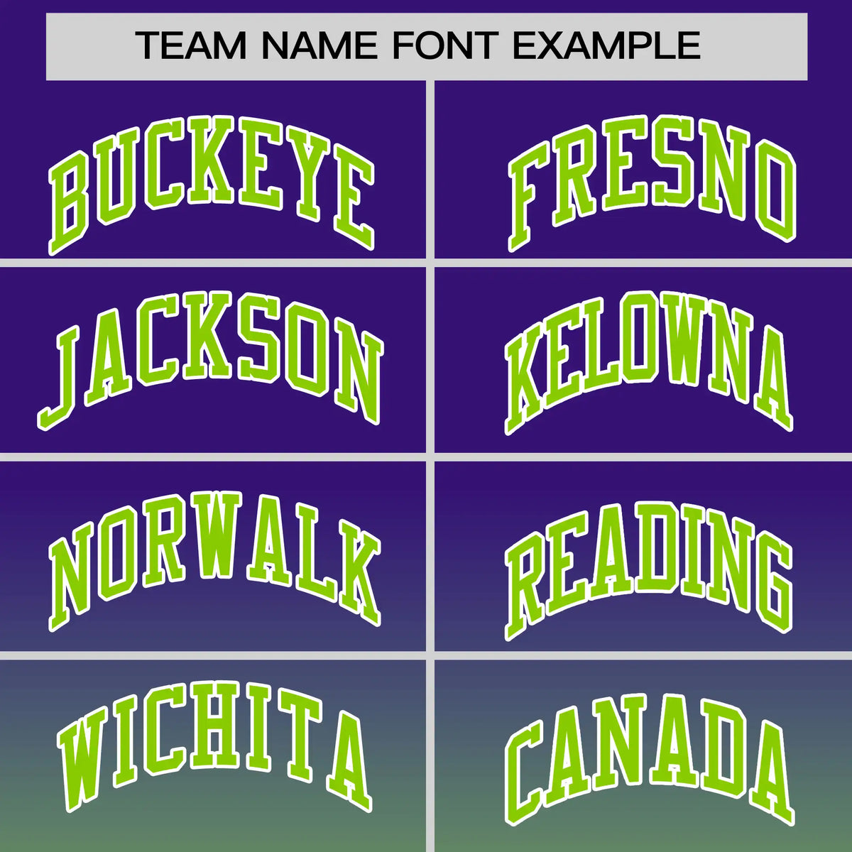 Custom Purple-Neon Green Gradient Fashion Design Performance T-Shirt