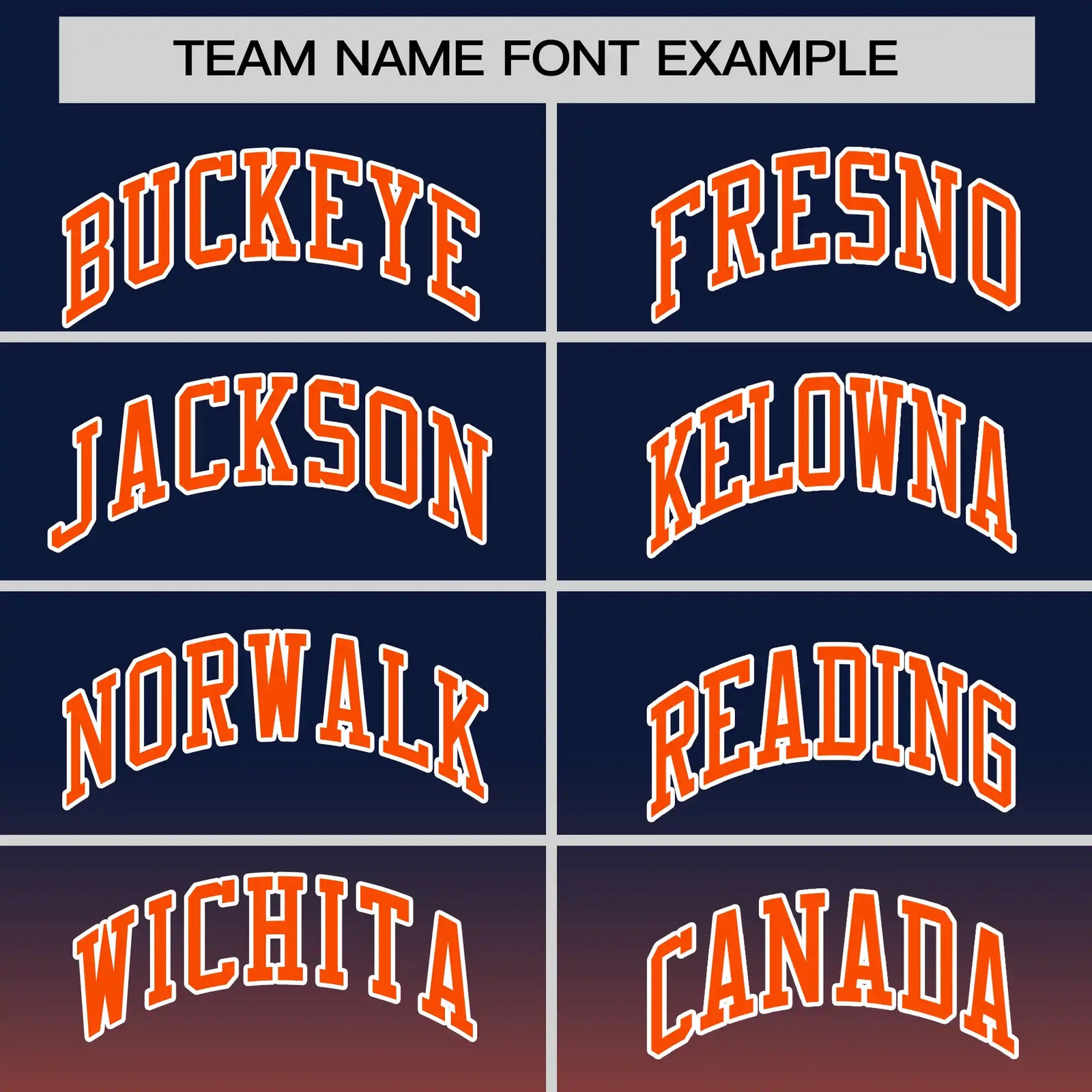Custom Navy-Orange Gradient Fashion Design Performance T-Shirt