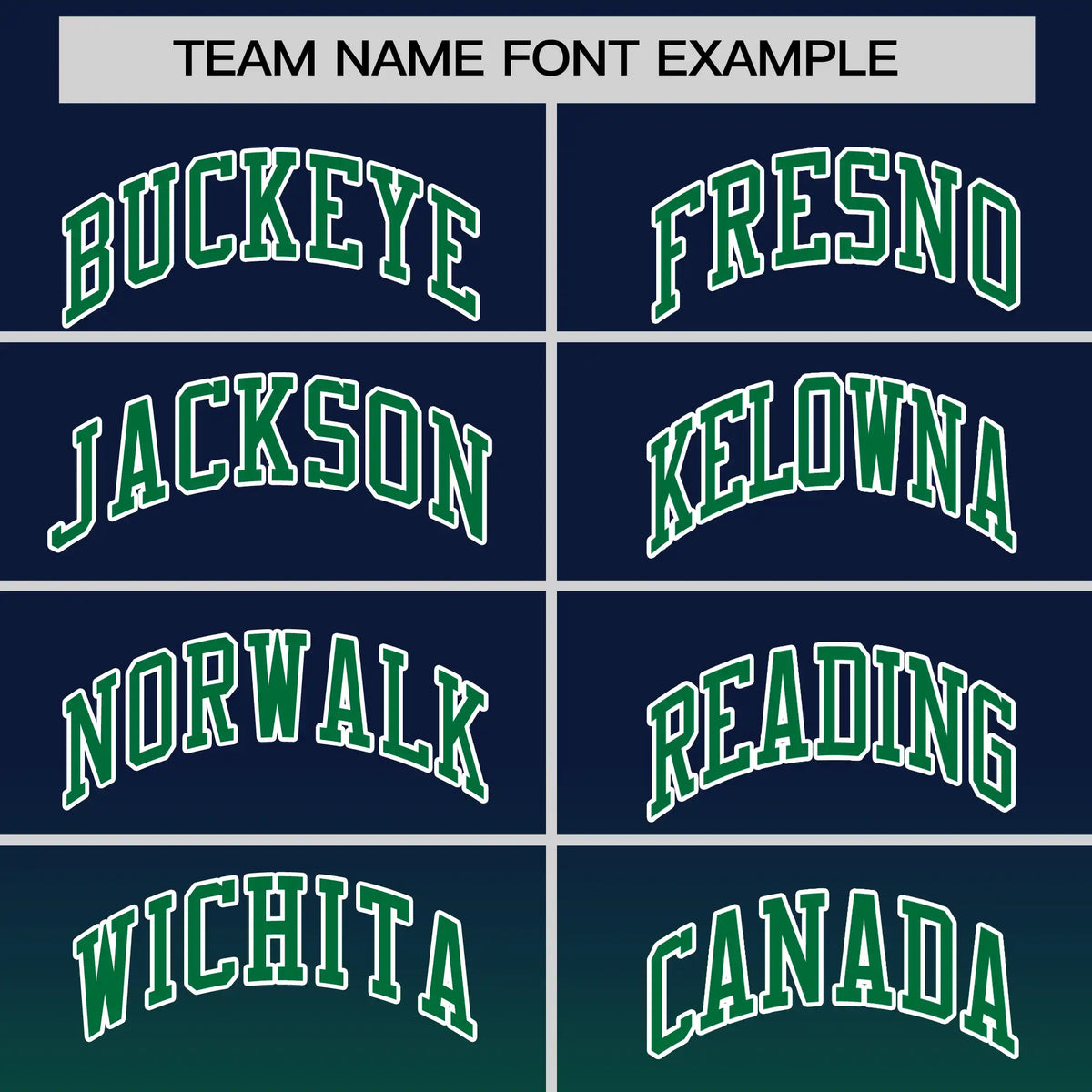 Custom Navy-Kelly Green Gradient Fashion Design Performance T-Shirt