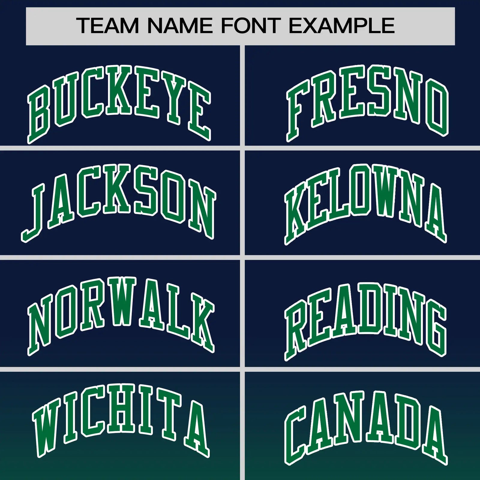 Custom Navy-Kelly Green Gradient Fashion Design Performance T-Shirt