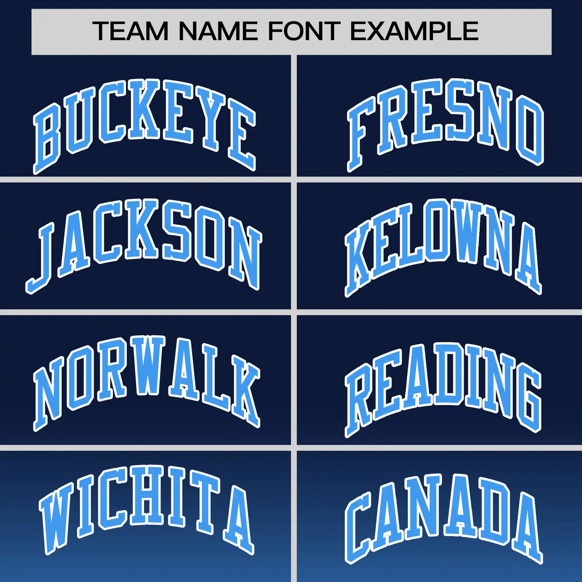 Custom Navy-Powder Blue Gradient Fashion Design Performance T-Shirt
