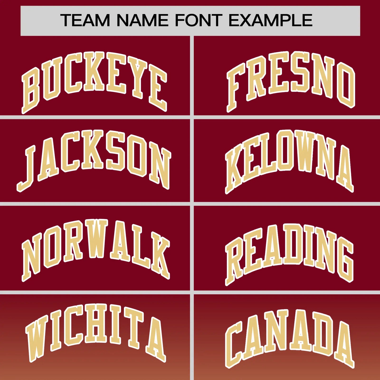 Custom Crimson-Khaki Gradient Fashion Design Performance T-Shirt