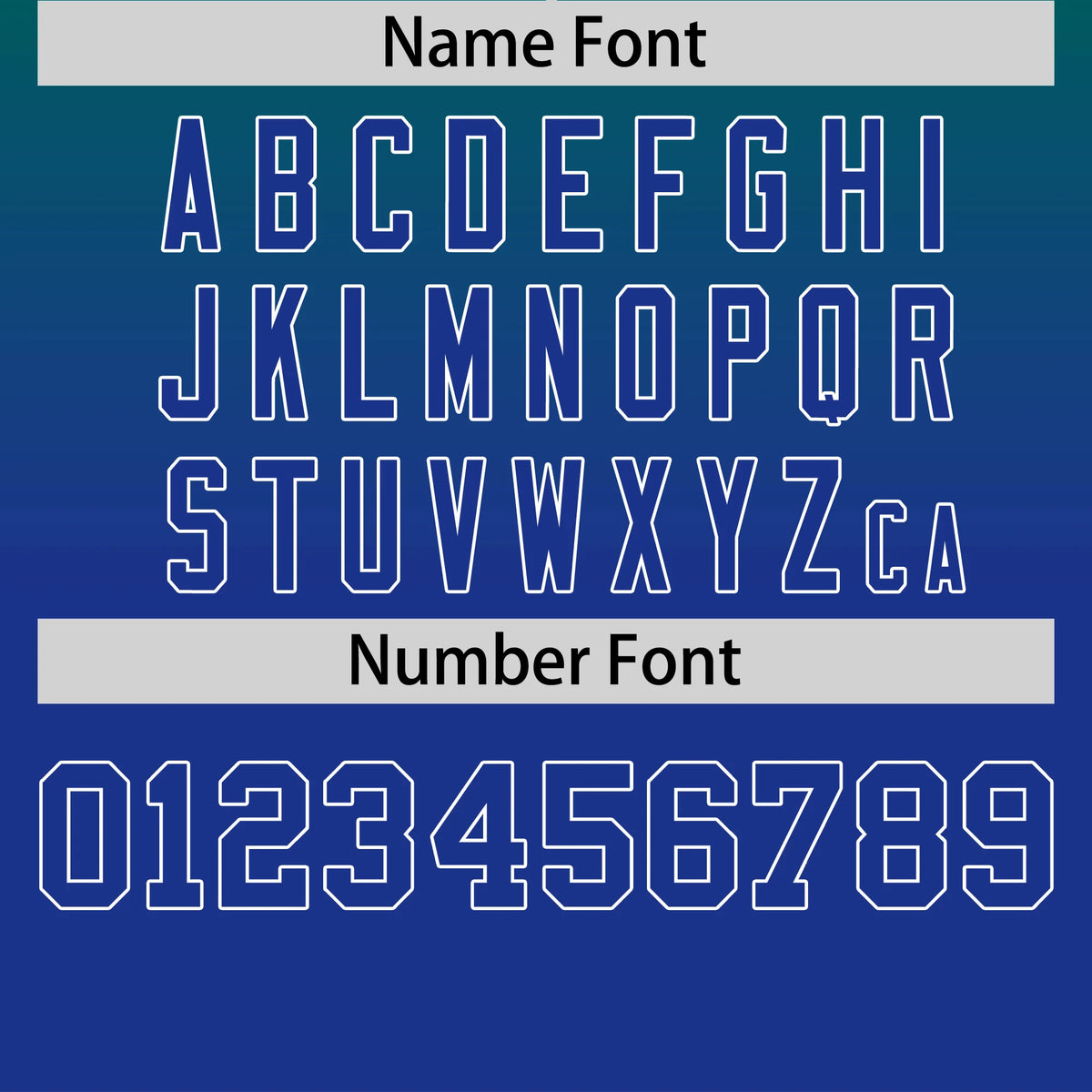 Custom Kelly Green-Royal Blue Gradient Fashion Design Performance T-Shirt