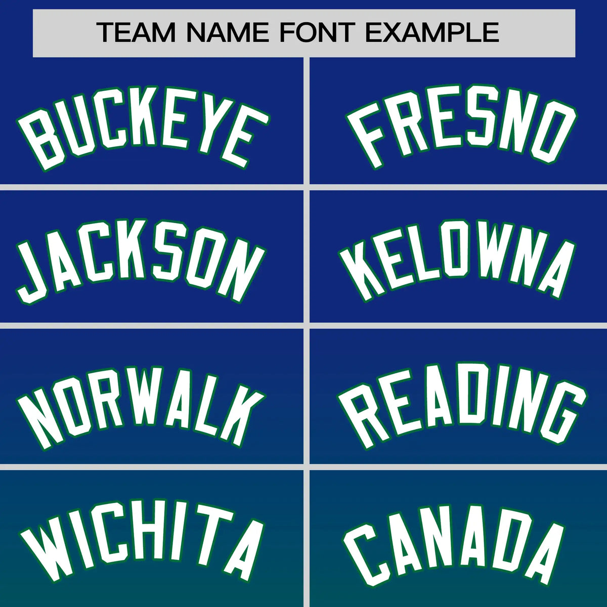 Custom Royal Blue-Kelly Green Gradient Fashion Design Performance T-Shirt