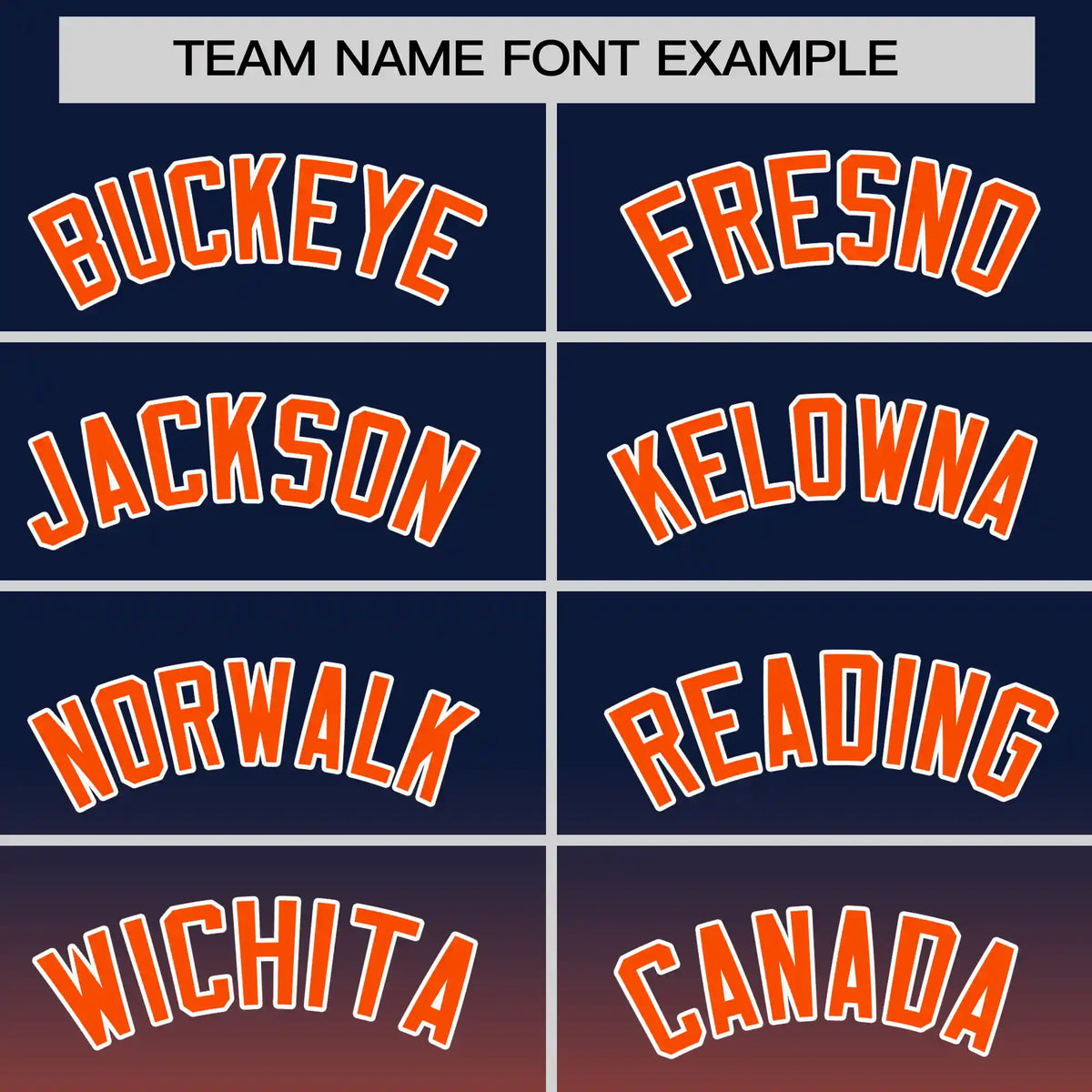 Custom Navy-Orange Gradient Fashion Design Performance T-Shirt