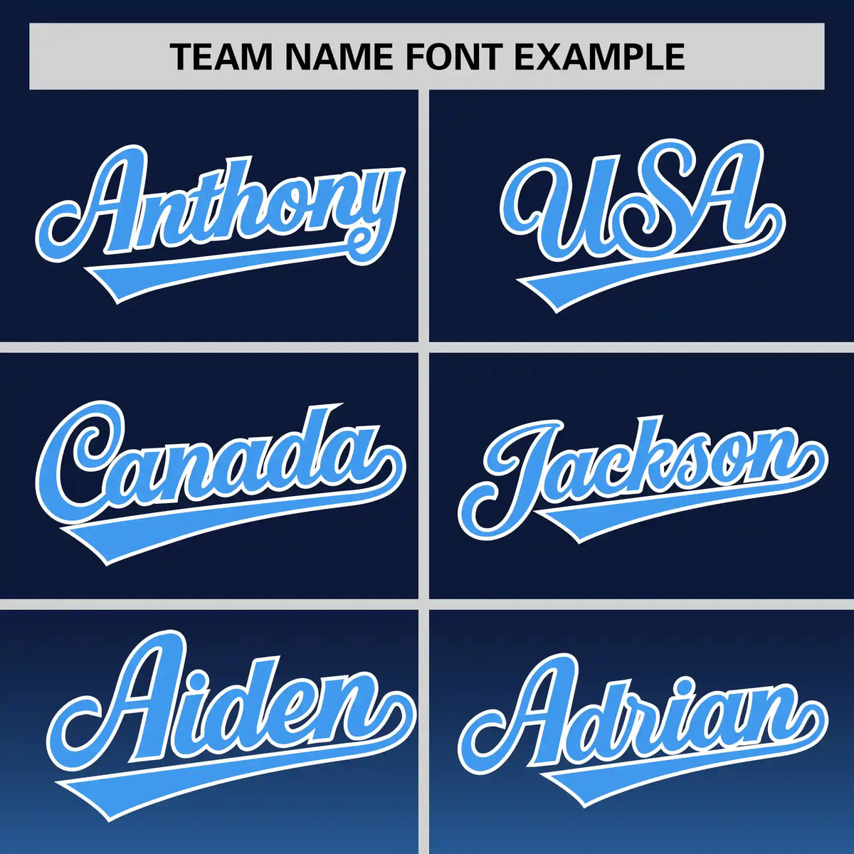 Custom Navy-Powder Blue Gradient Fashion Design Performance T-Shirt