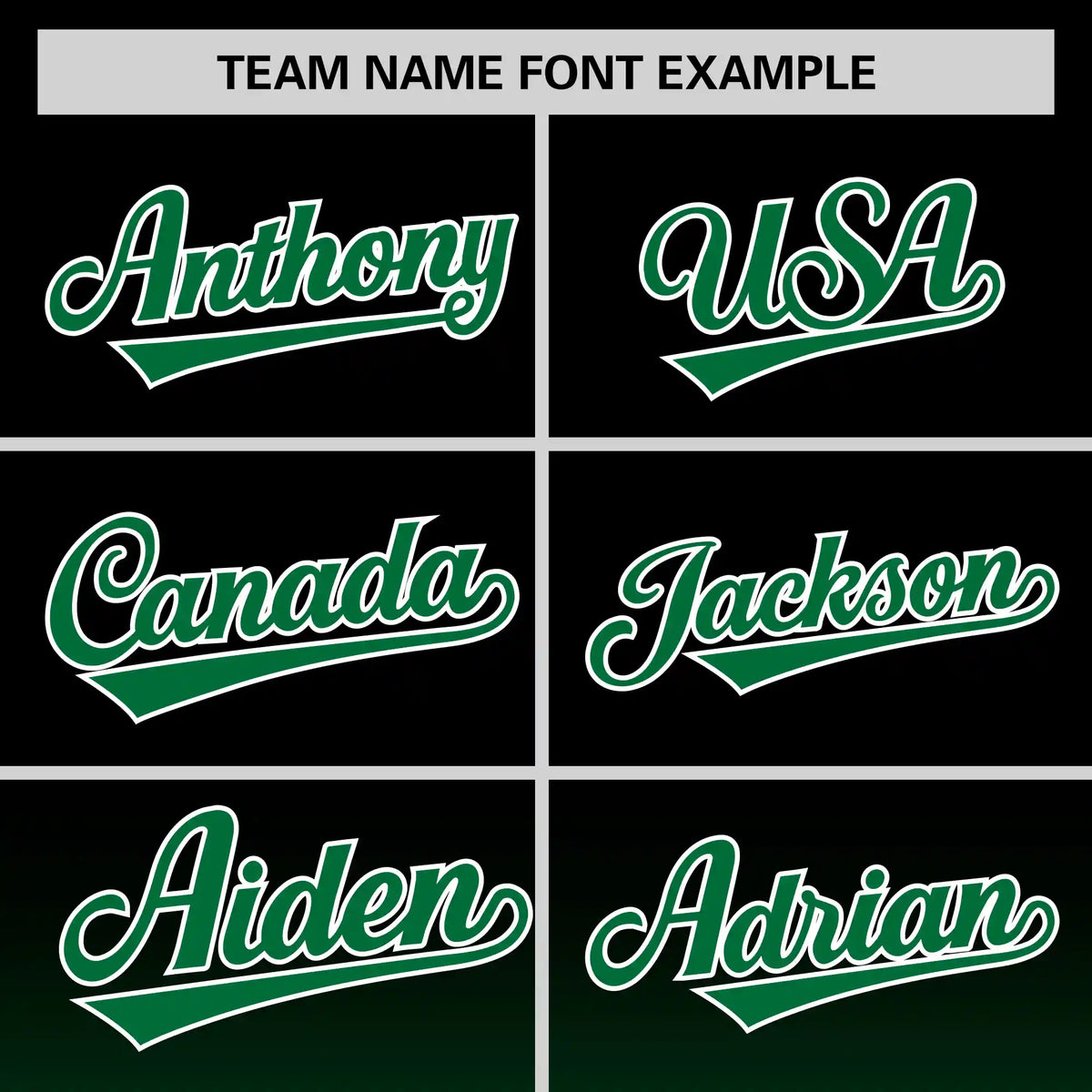 Custom Black-Kelly Green Gradient Fashion Design Performance T-Shirt