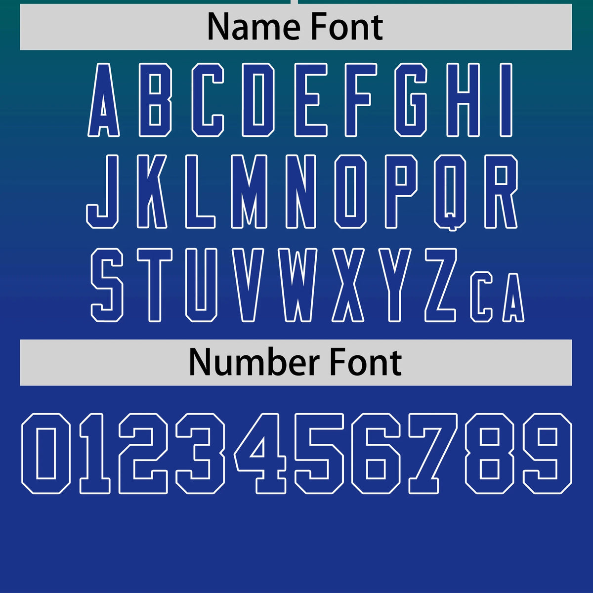 Custom Kelly Green-Royal Blue Gradient Fashion Design Performance T-Shirt