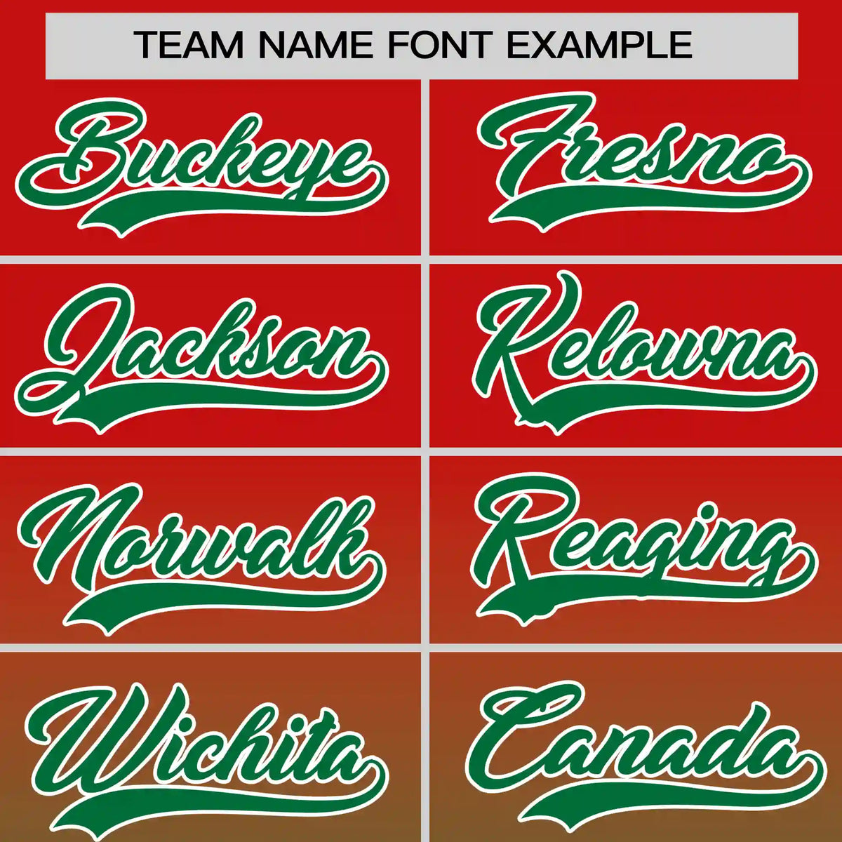 Custom Red-Kelly Green Gradient Fashion Design Performance T-Shirt