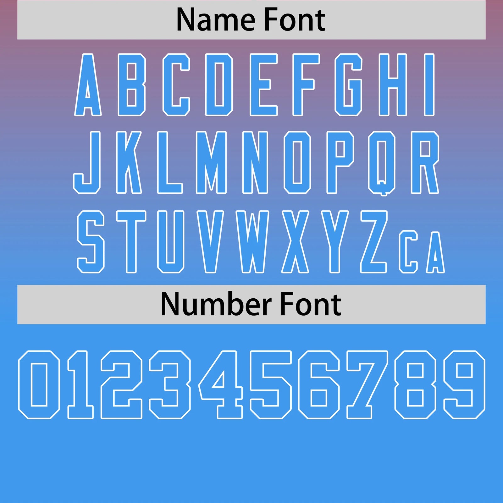 Custom Red-Powder Blue Gradient Fashion Design Performance T-Shirt