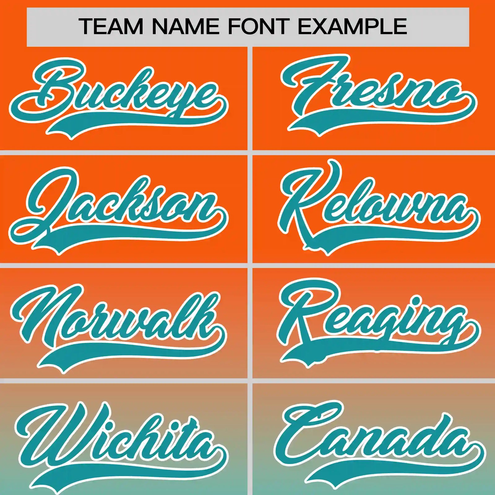 Custom Orange-Aqua Gradient Fashion Design Performance T-Shirt