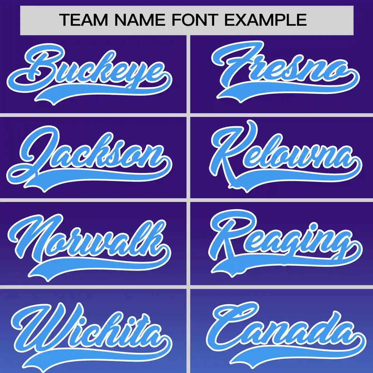 Custom Purple-Powder Blue Gradient Fashion Design Performance T-Shirt