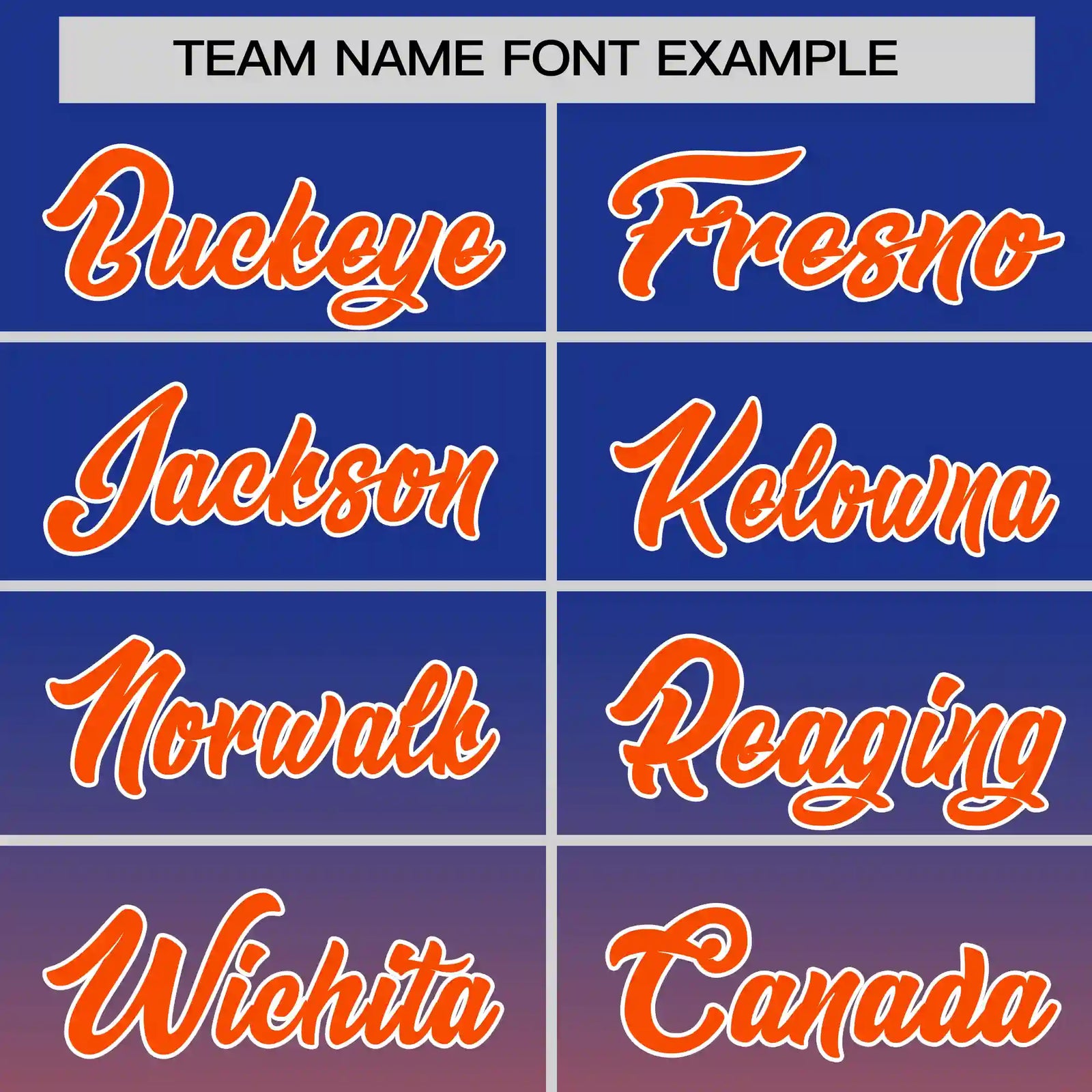 Custom Royal Blue-Orange Gradient Fashion Design Performance T-Shirt