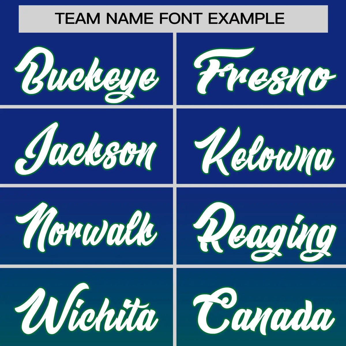 Custom Royal Blue-Kelly Green Gradient Fashion Design Performance T-Shirt