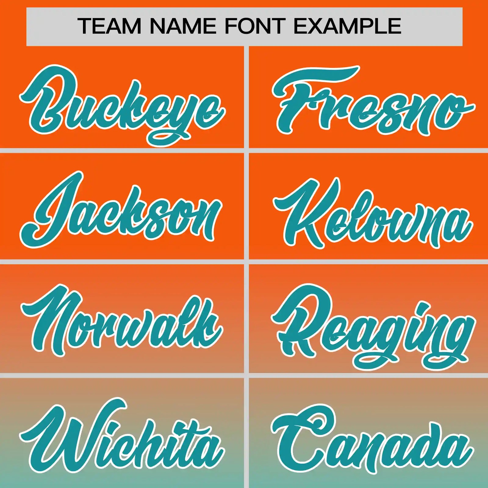 Custom Orange-Aqua Gradient Fashion Design Performance T-Shirt